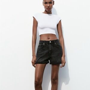 Black Zara shorts size 2